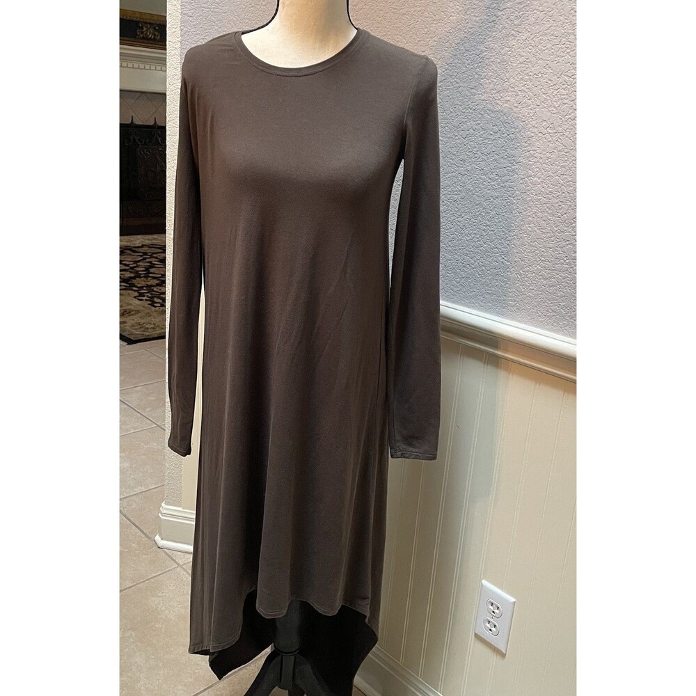 BCBG MAXAZRIA Miney Dress  XXS Chocolate Dark Brown Stretch Whimsigoth Boho
